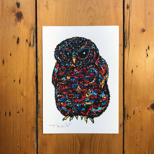 "Ninja Owl" Print: Art Print